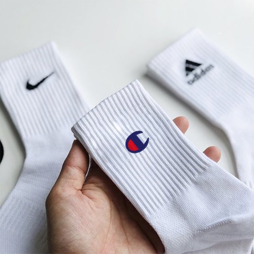 ĐỦ MẪU TẤT, VỚ dệt kim thời trang cao cấp nam nữ - thể thao, đá bóng, nike, adidas, puma, drew, champion, jordan, vans.