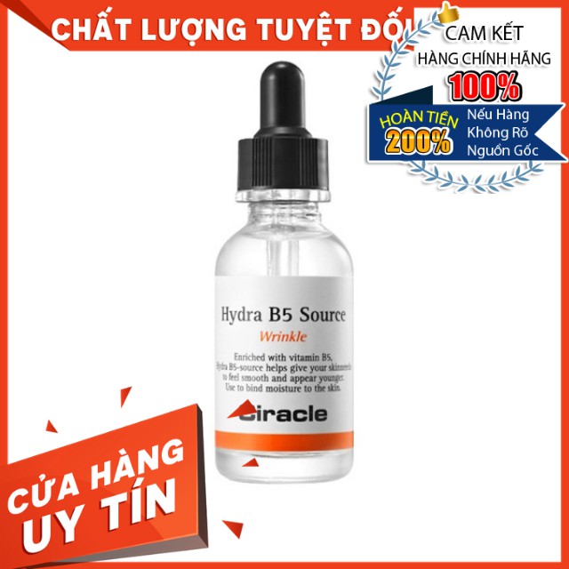 [HÀNG NHẬP KHẨU] Tinh Chất Serum Dưỡng Ẩm Phục Hồi Da Tổn Thương, Chống Lão Hóa Ciracle Hydra B5 Source 30ml