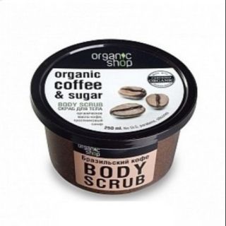 Tẩy da chết organic hương cafe 250ml - nga