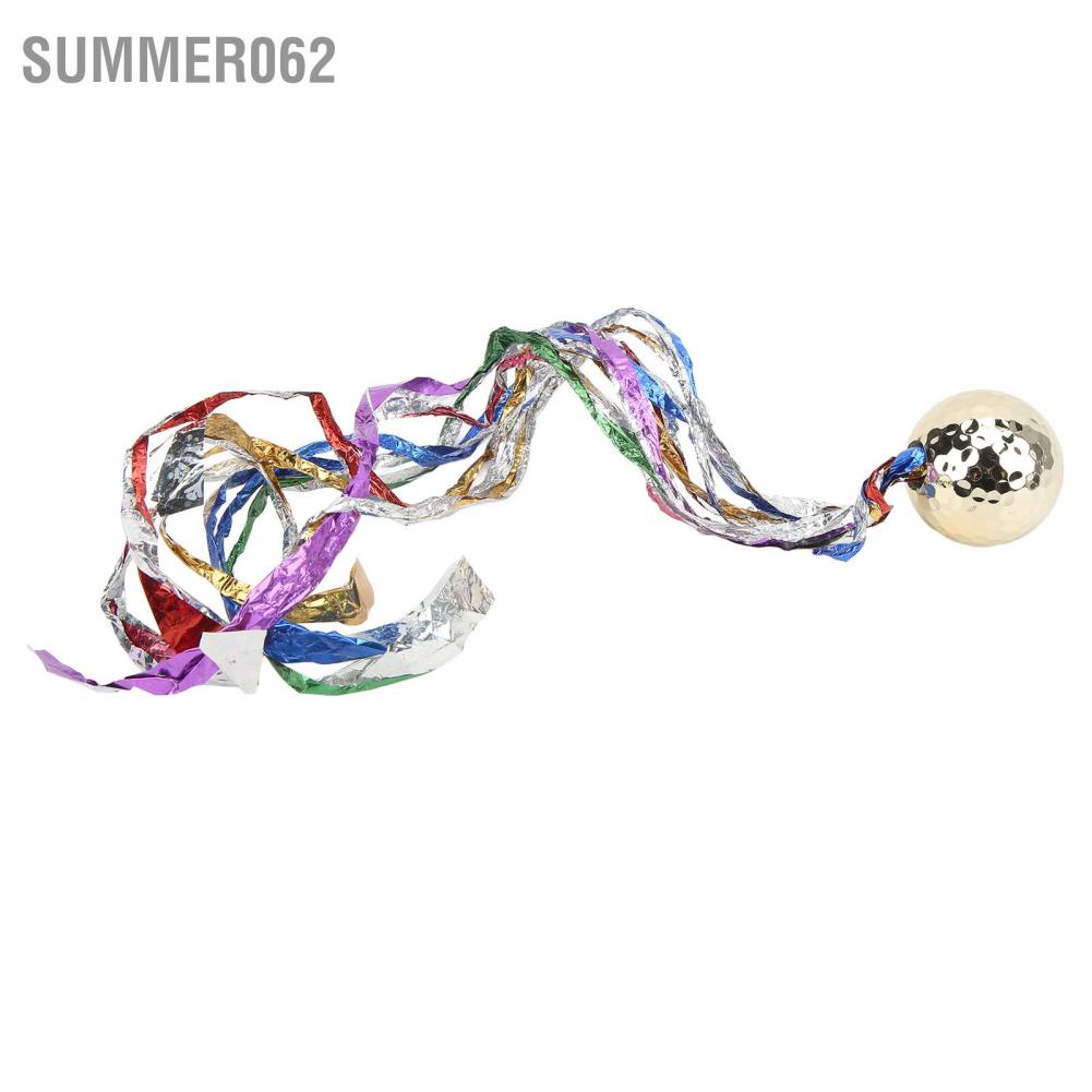 Summer062 Gold Plated Golf Ribbon Ball Luxurious Elegant Gifts Present for Opening Ceremony Events