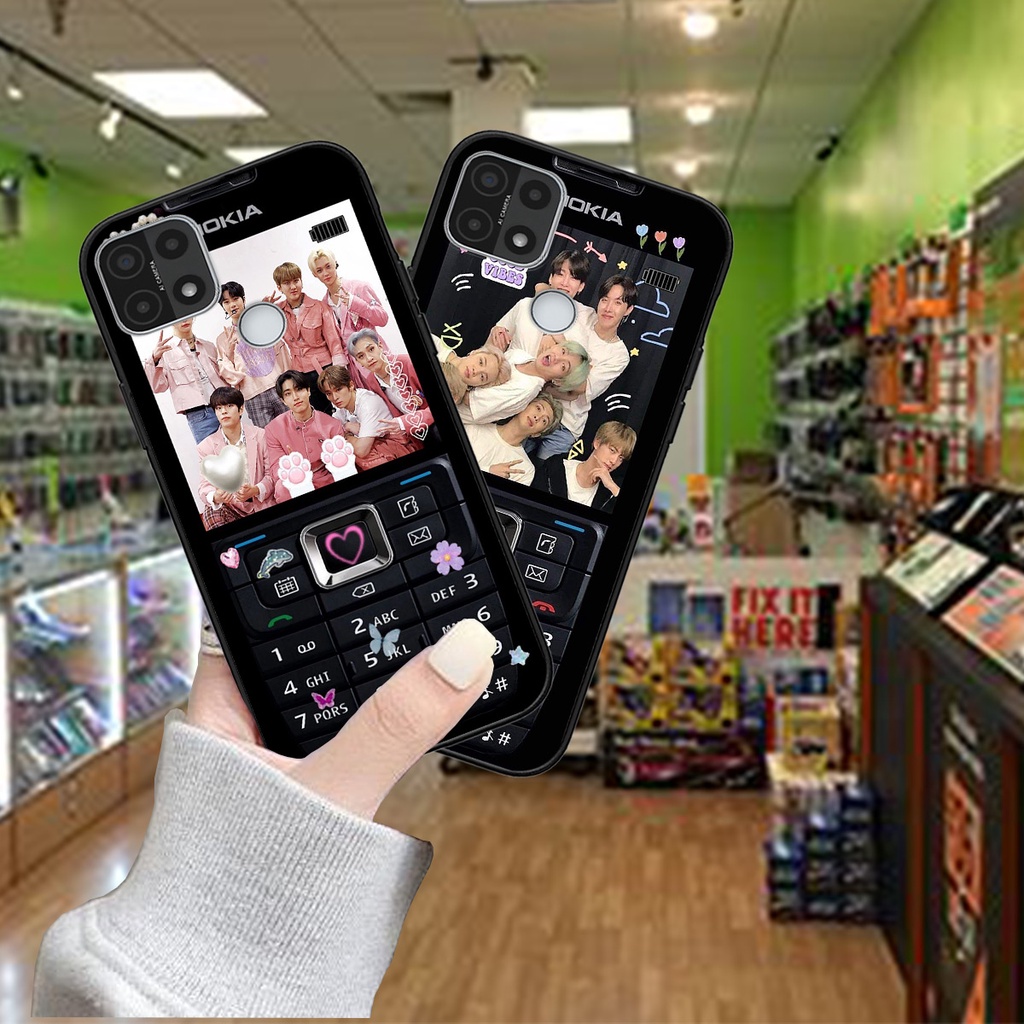 Ốp Oppo A15 / A15s bộ hình điện thoại nokia huyền thoại , BTS , Vpop cute