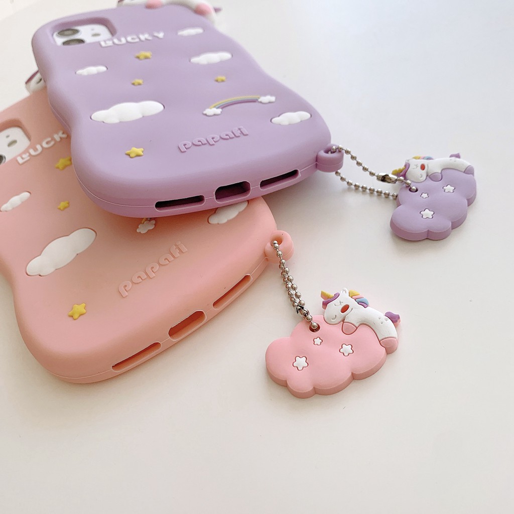 Ốp Điện Thoại Silicon Họa Tiết Hình Kỳ Lân Cho Iphone 7 Iphone 7 Plus X Xs Max XR Iphone 8 11 Pro 12 12 Pro 12 Promax | BigBuy360 - bigbuy360.vn