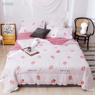 Set chăn ga đũi viền bèo