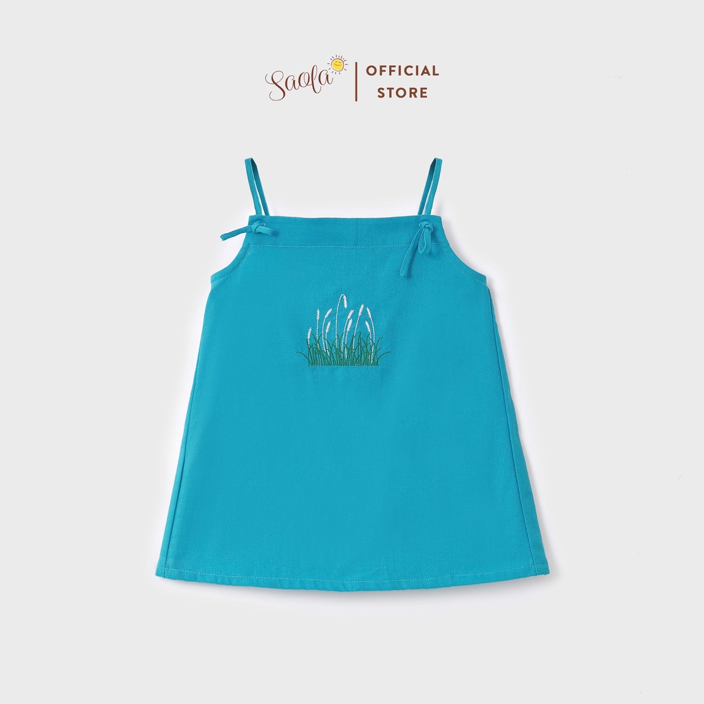 Váy Bé Gái Maxi Mùa Hè Thêu Hoa - MIA DRESS - DRL009 - SAOLA KIDS CLOTHING