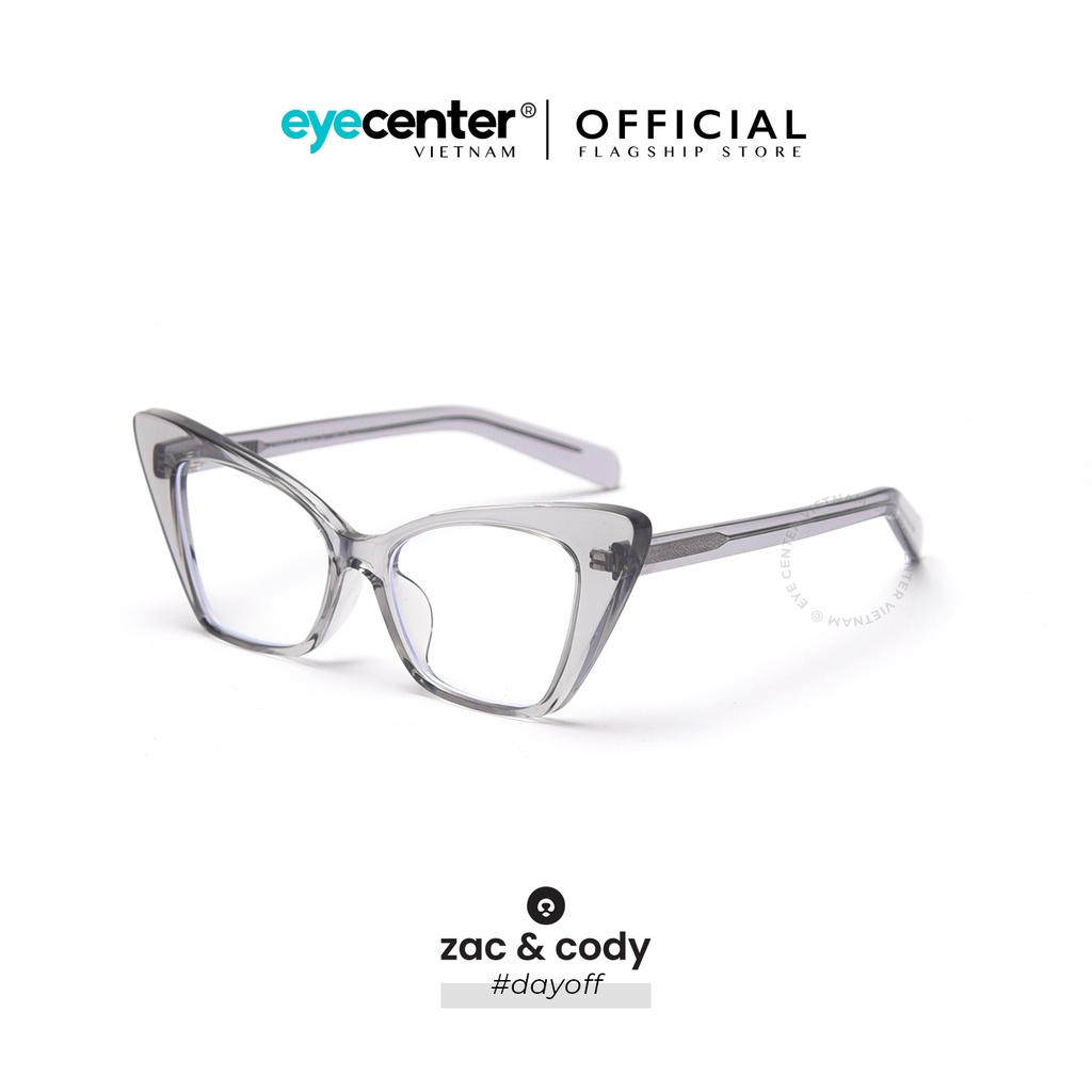 Gọng kính cận nữ chính hãng ZAC & CODY A39-S DAYOFF mắt mèo lõi thép chống gãy nhập khẩu by Eye Center Vietnam