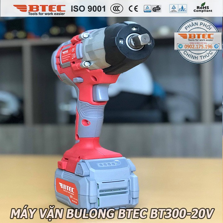 Máy vặn bu lông BTEC BT300-20V