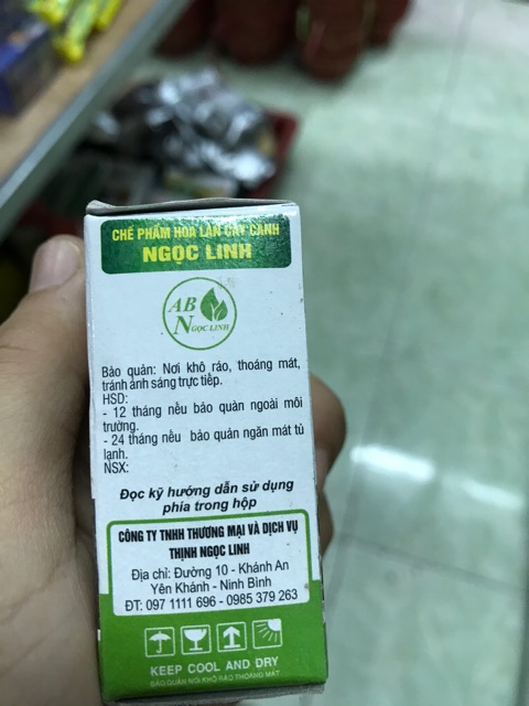 Chế phẩm hoa Lan, cây cảnh - AB Ngọc Linh