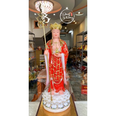 Tượng Địa Tạng Đứng - Địa Tạng Vương Bồ Tát bột đá cao cấp