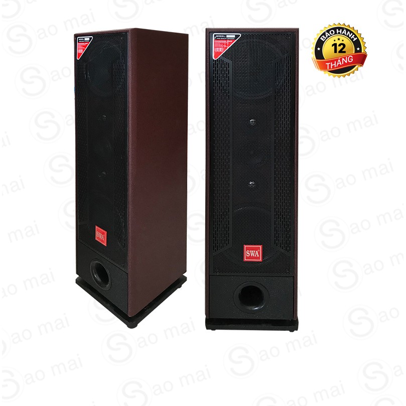 Loa Đứng 4 bass 25cm, Loa Cây KaraOke Nghe Nhạc Hàng Cao Cấp SWA HD-322 ( Full sơn )