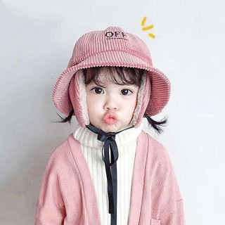 Mũ OFF Nhung Có Bịt Tai Lông Cừu Cho Bé