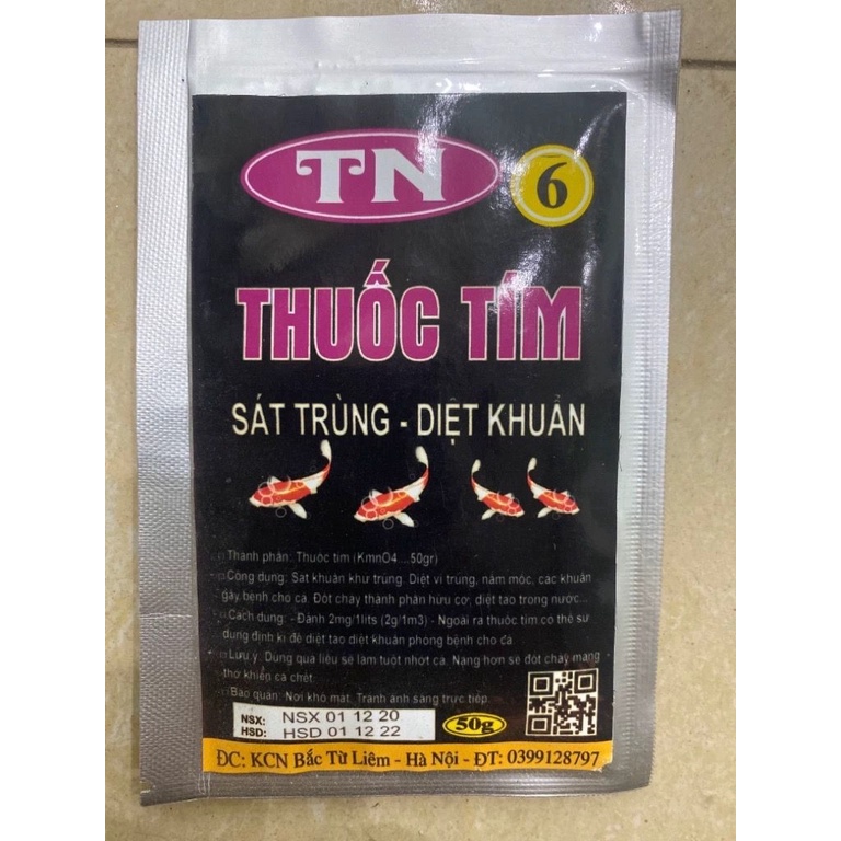 Thuốc tím dạng bột