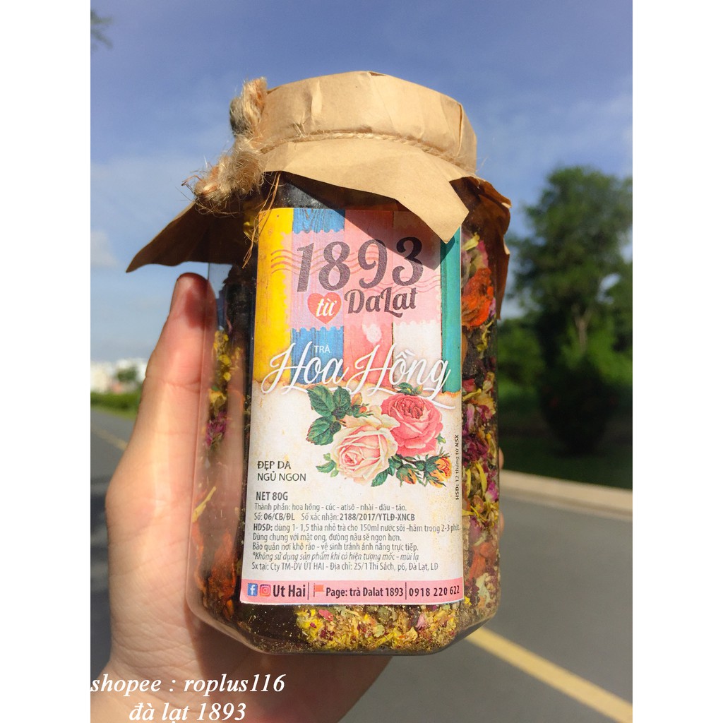 Trà hoa hồng sấy khô Đà Lạt 1893 tốt cho sức khỏe | BigBuy360 - bigbuy360.vn