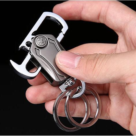 [SPINNER] Móc khóa Inox cao cấp đa chức năng đeo chìa khóa mở bia và con quay giải trí xoay 360 độ