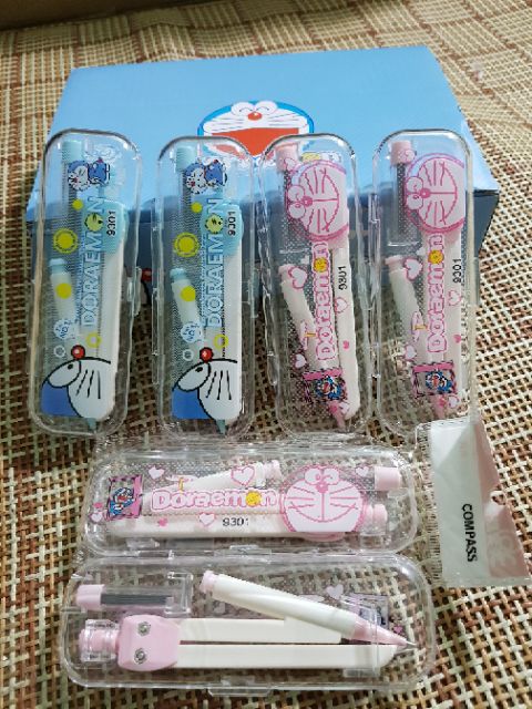 12 bộ compa chì bấm, compa chì kim