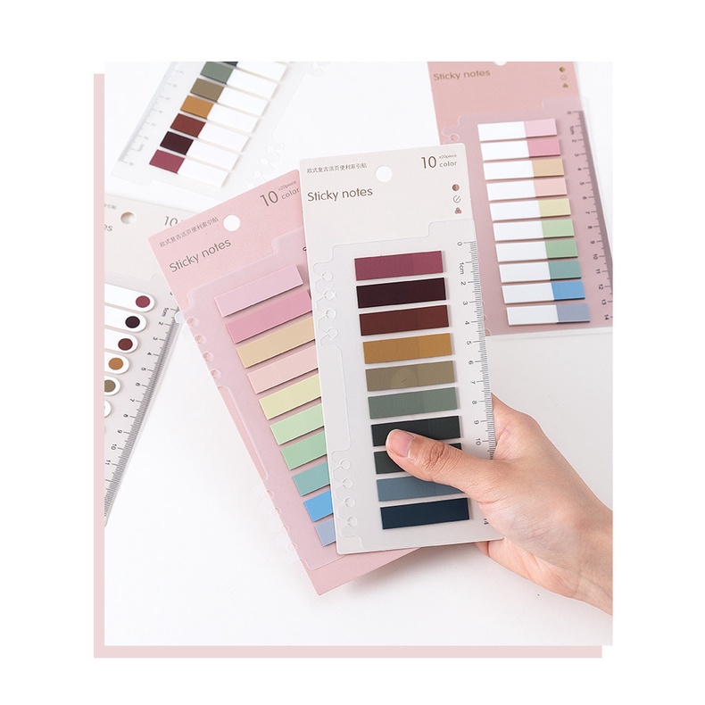Set 200 giấy dán ghi chú với họa tiết dễ thương