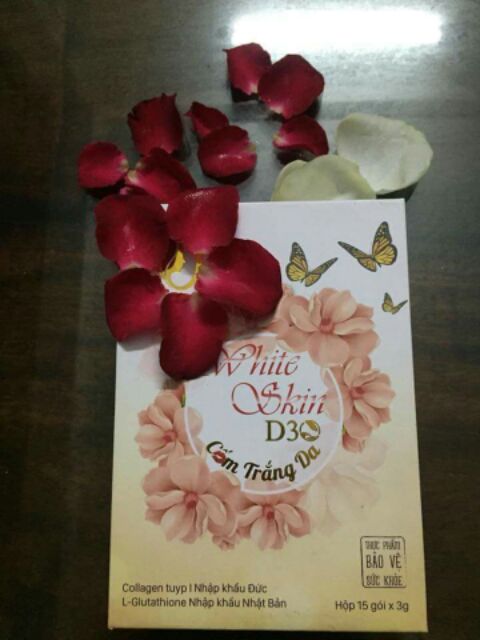 Cốm trắng da white skin d30