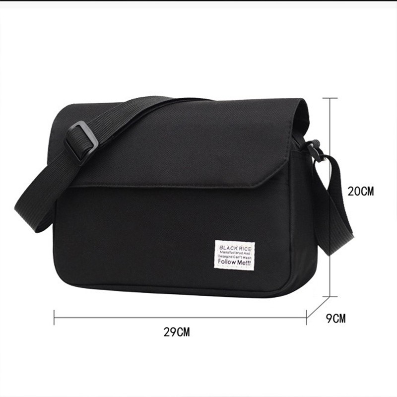 Túi đeo chéo nam vải canvas bền bỉ, túi chéo nam nữ unisex phong cách Hàn Quốc | BigBuy360 - bigbuy360.vn