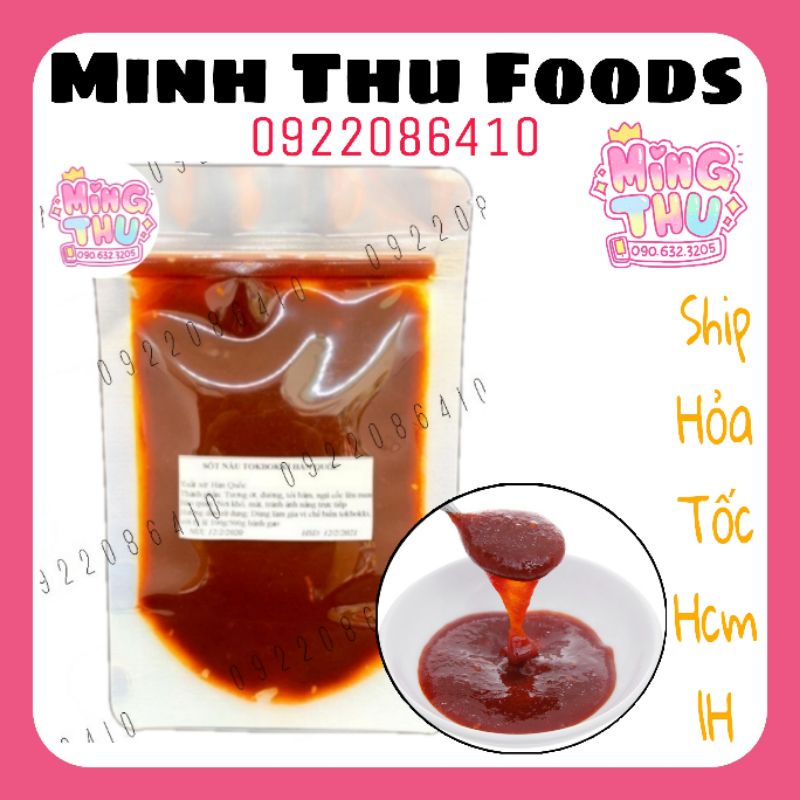 100g sốt nấu bánh gạo tokbokki tương ớt Hàn Quốc