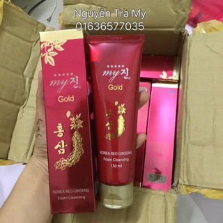 Sữa rửa mặt hồng sâm Hàn Quốc My Gold – My foam cleansing