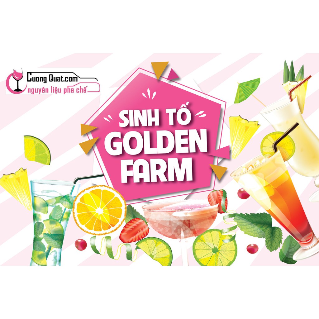 Sinh Tố Golden Farm Chai 1L (Đủ Mùi) | BigBuy360 - bigbuy360.vn