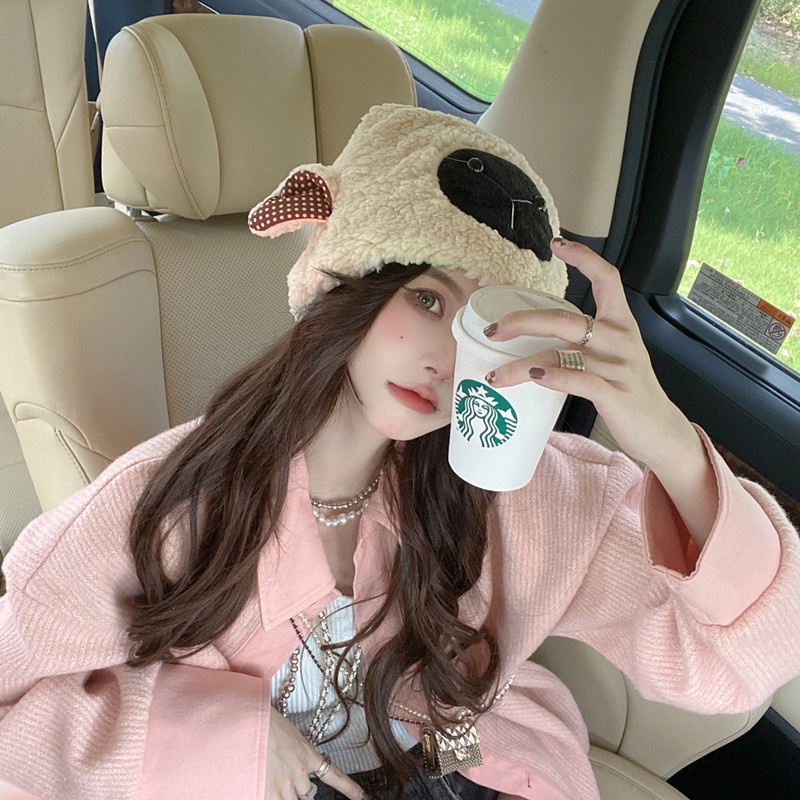 Korean style winter fashion winter woolen hat for women