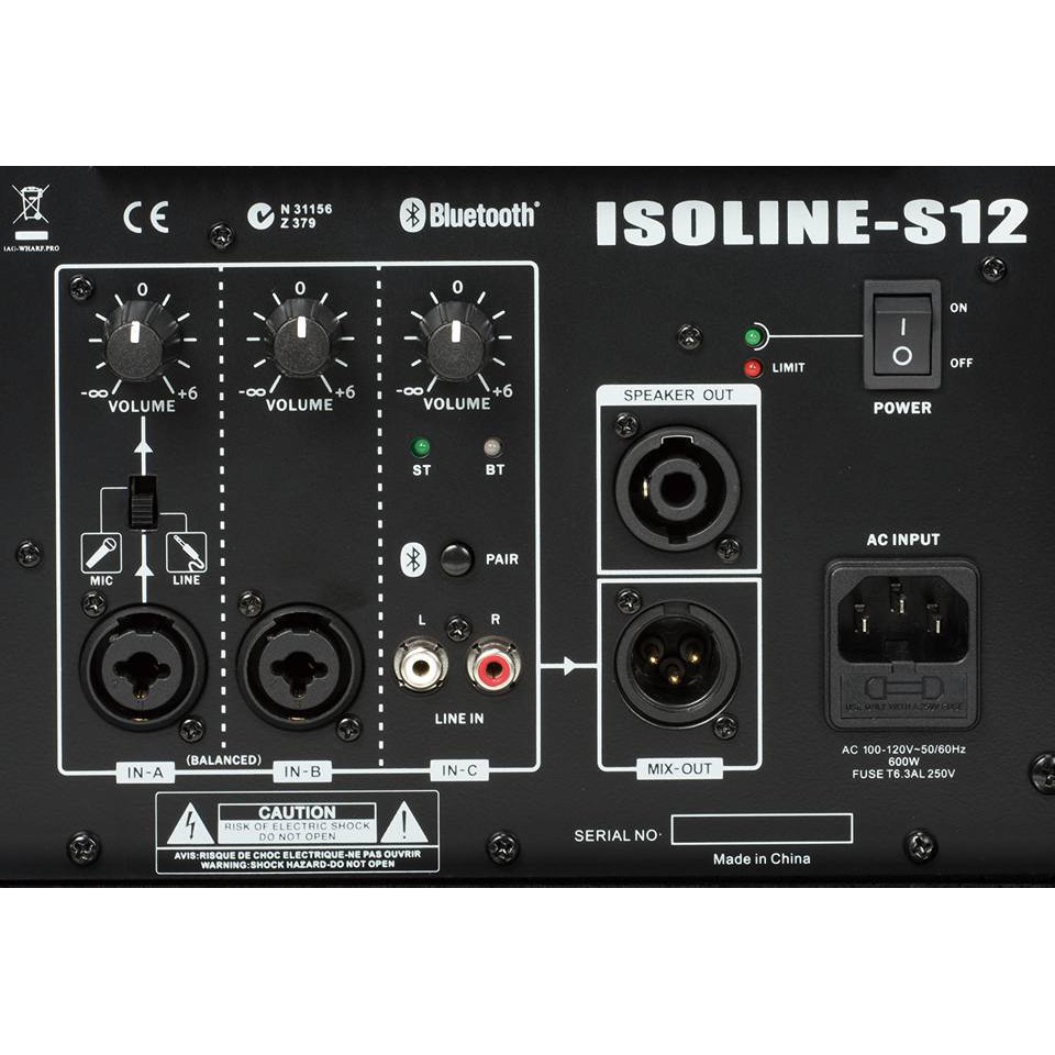 LOA COLUMN ACTIVE WHARFEDALE ISOLINE 812 NHẬP KHẨU- GIÁ 1 LOA