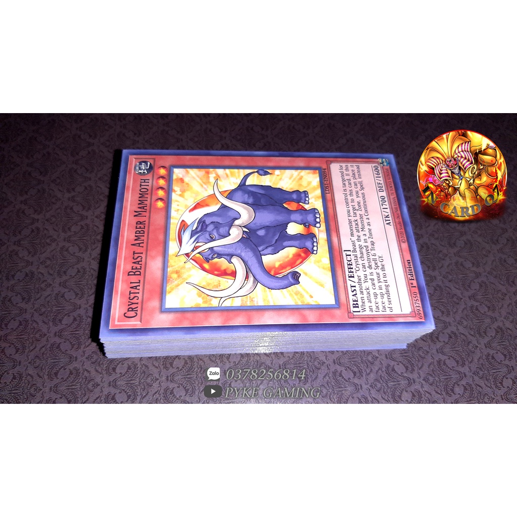 Bộ Bài Yugioh Crystal Beast