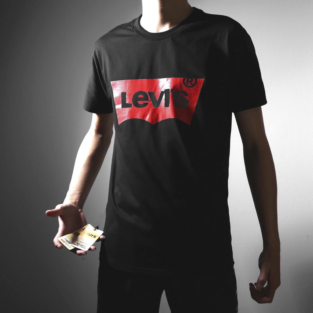 Áo thun levis nam nữ tay ngắn không cổ chất cotton tici