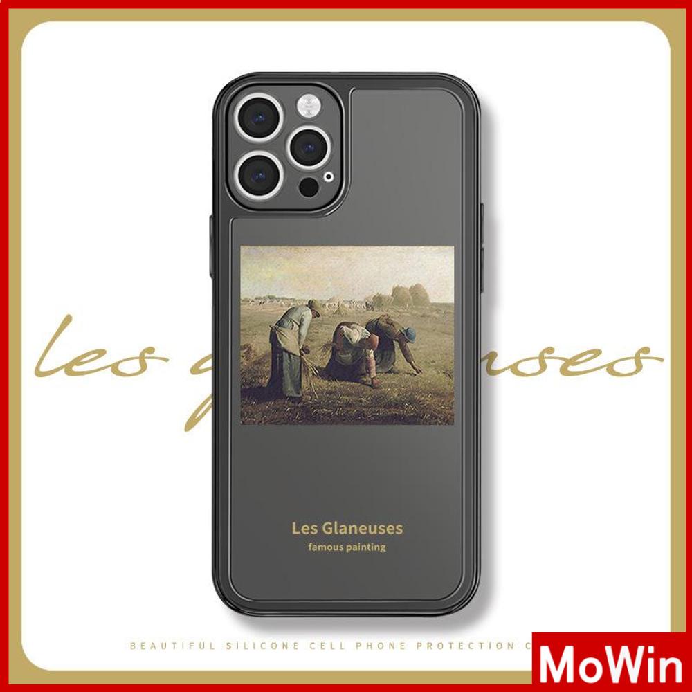 Ốp Điện Thoại Silicon Trong Suốt Viền Vuông Bảo Vệ Camera Chống Sốc Cho iPhone 13 Pro Max 12 Pro Max 11 7 Plus