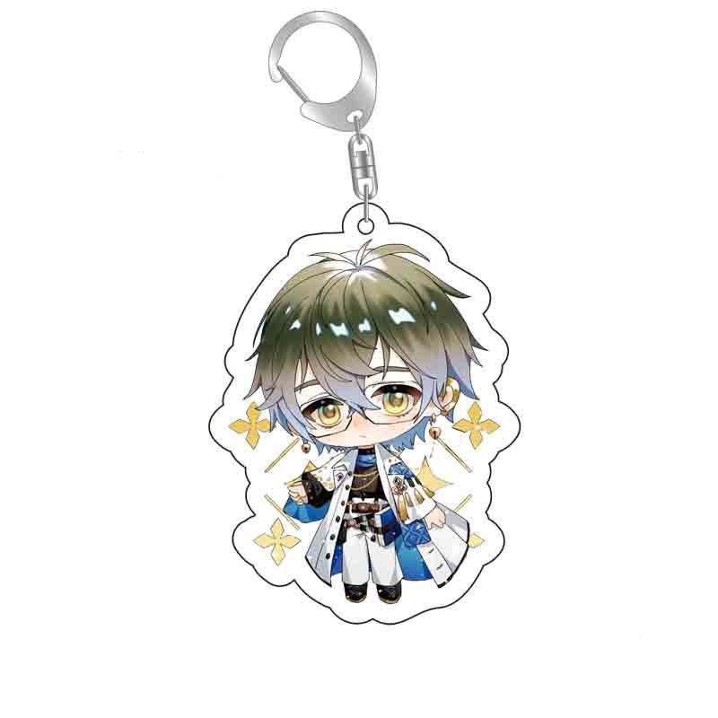 ( HIỆU ỨNG ) Móc khóa in hình LUXIEM VTUBER anime chibi mica trong acrylic