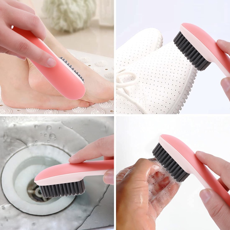 Bàn Chải Lông Mềm Cán Dài 17*4.5CM Dùng Vệ Sinh Nhà Bếp/Phòng Tắm Đa Năng