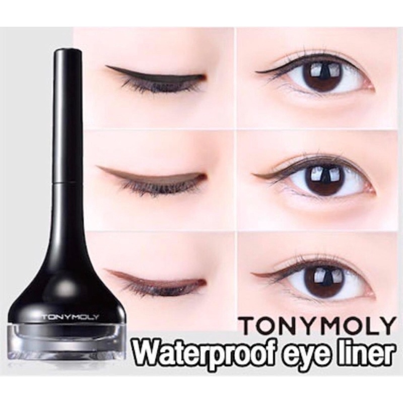 Có sẵn - Gel kẻ mắt Tony Moly kẻ mắt dễ dàng, lâu trôi, sắc nét