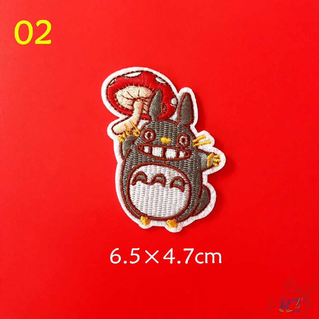 Miếng vá ủi trang trí quần áo họa tiết nhân vật Totoro dễ thương