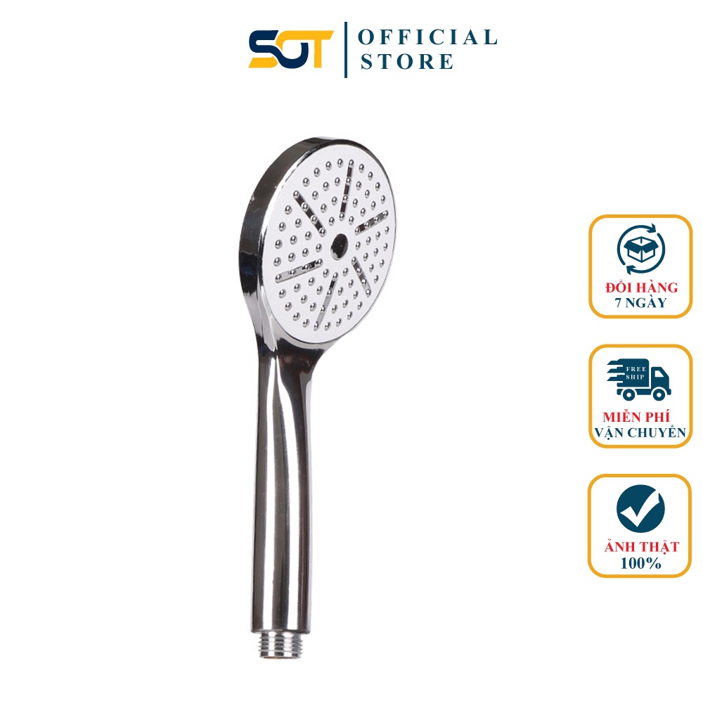 Sen tắm, Vòi sen tăng áp, Đầu SEN TĂNG ÁP mạ Crom bóng ST-TS10R