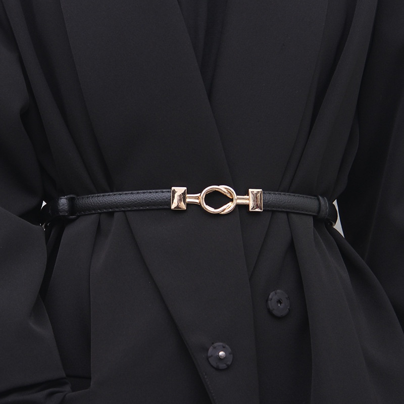 Thắt Lưng Nữ Hai Hàng Nút Thời Trang Hàn Quốc