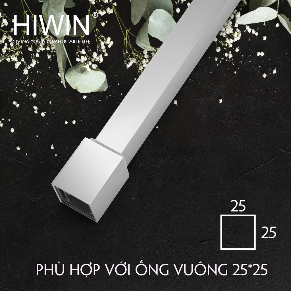 Bát tường vách tắm kính Inox cao cấp Hiwin Helios HL-044M3