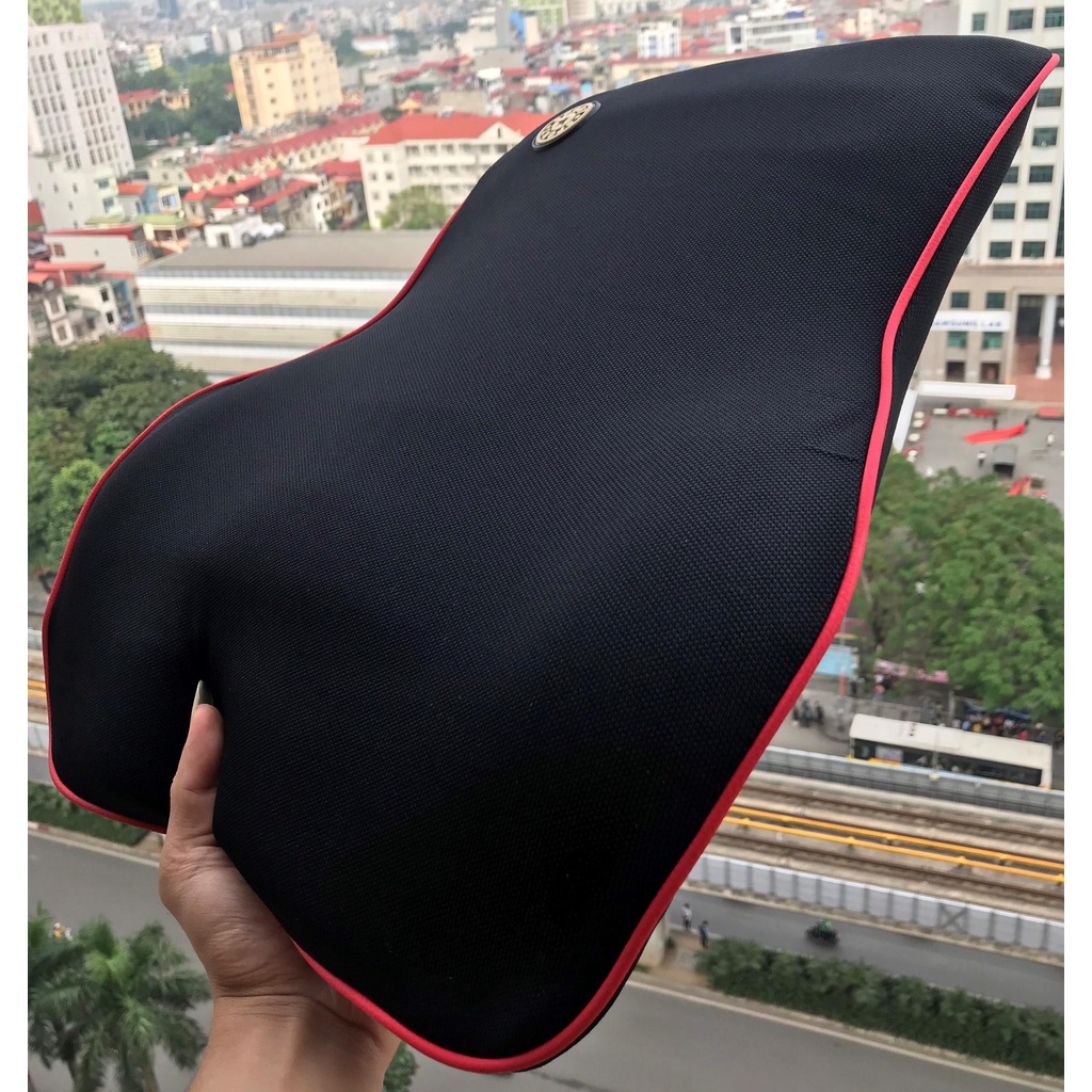 Bộ Gối Tựa Đầu và Tựa Lưng Ô Tô Cao Su Non – Bộ Gối Tựa Giúp Lái Xe Không Bị Đau Lưng – Mỏi Cổ