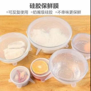 Bộ 6 nắp đậy silicon đa năng