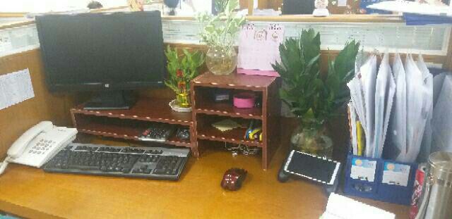 Kệ gỗ để máy tính cộng giá Sách