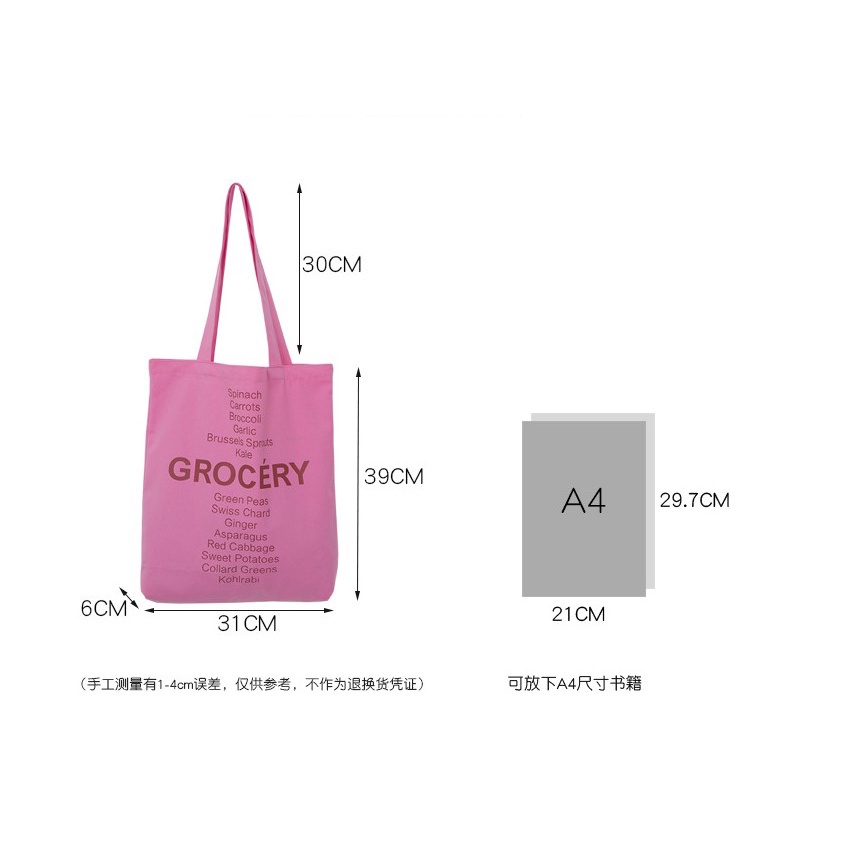 Túi Xách Canvas Cỡ Lớn Envirosax AML155 Thời Trang Hàn Quốc