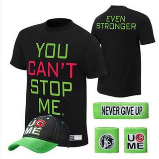 Combo áo + mũ + băng tay john cena "you can't stop me"