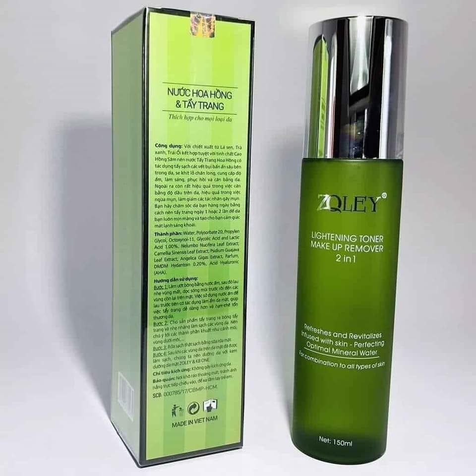 tone zoley nước hoa hồng và tẩy trang | BigBuy360 - bigbuy360.vn