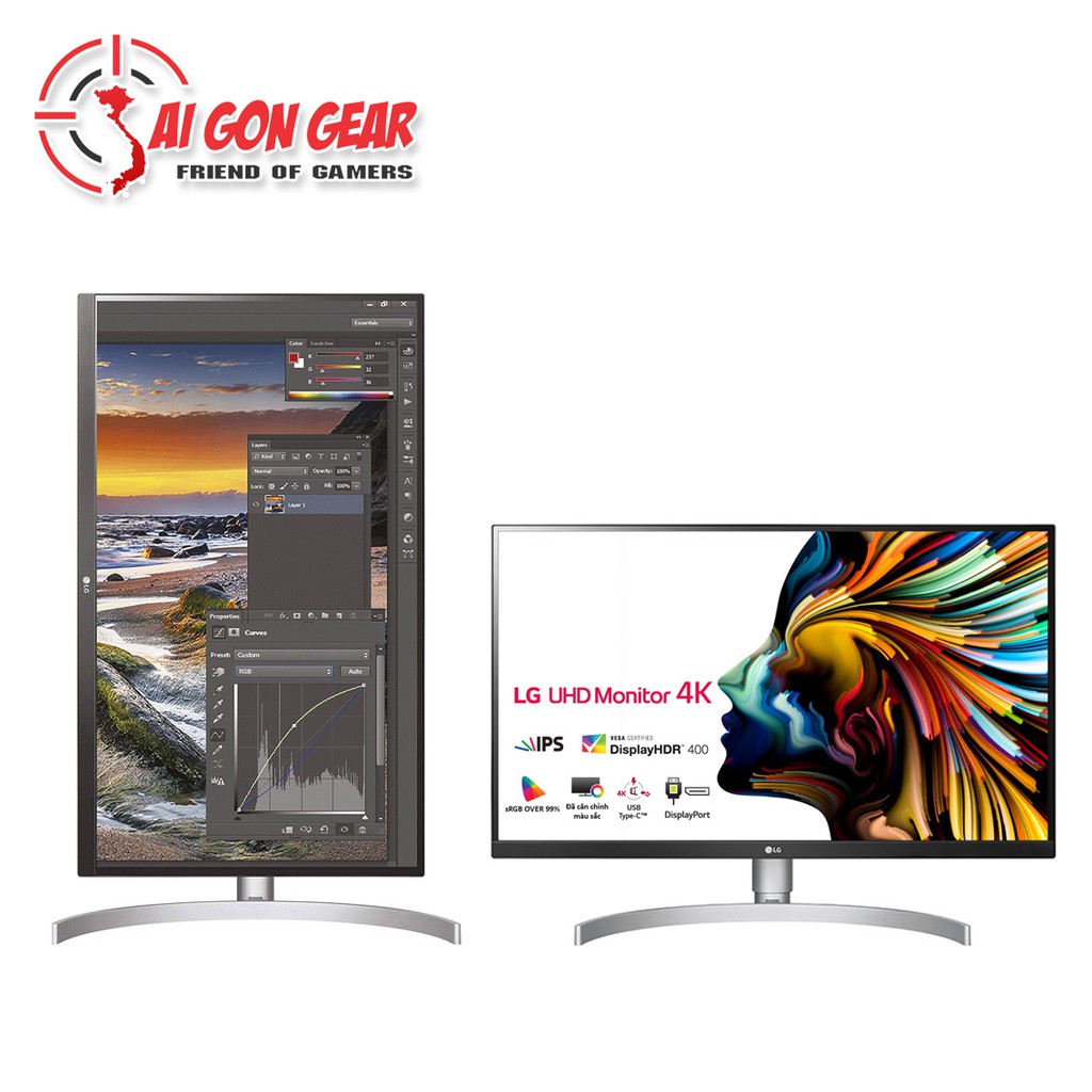 MÀN HÌNH LG 27UL850-W.ATV (27 inch/4K/IPS/60Hz/5ms/350cd/m²/DP+HDMI/)