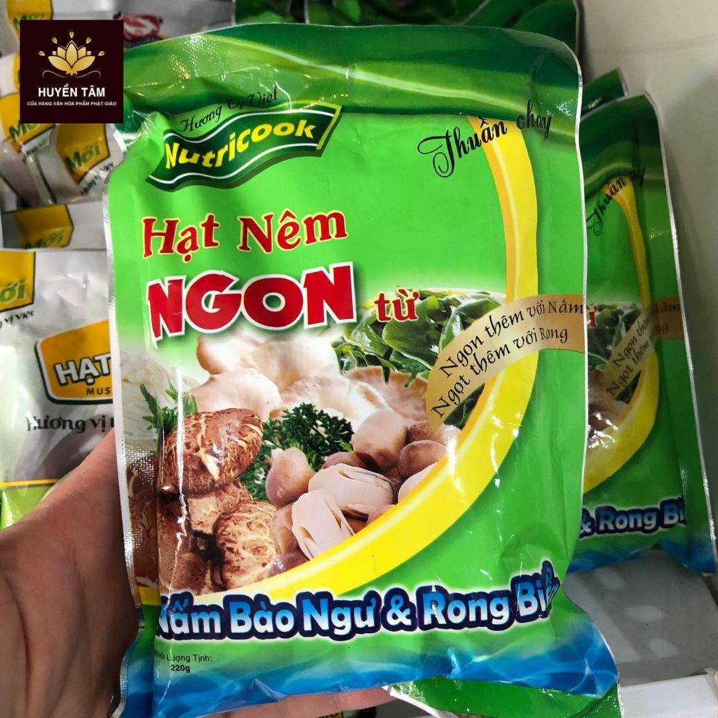 (Thuần chay) Hạt Nêm Chay Nutricook CHÍNH HÃNG (200g/gói)