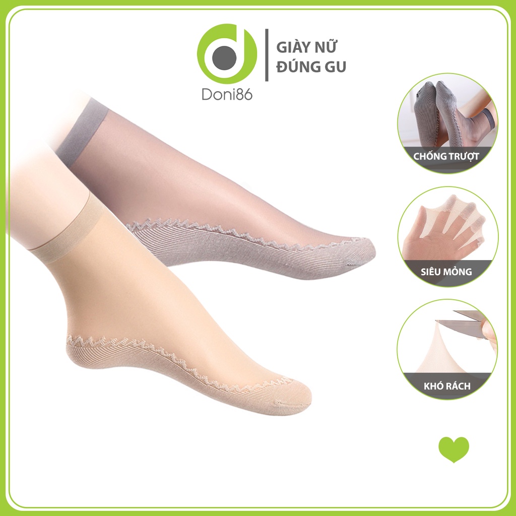 Combo 5, 10 cặp vớ da tone màu trang nhã, thanh lịch phù hợp với trang phục công sở, dạo phố, du lịch - Doni - DOPK249