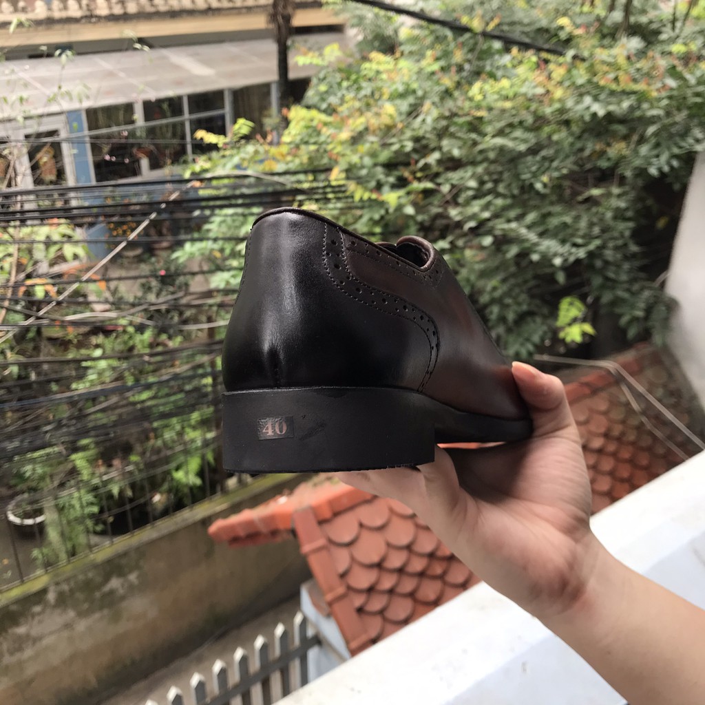 Giày tây nam giày lười nam da bò Giày công sở nam cao cấp CS10B