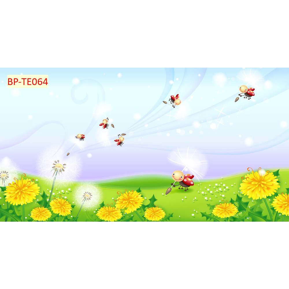 Tranh 3D Dán Tường Phòng Trẻ Em Nhiều Chủ Đề Nhiều Kích Thước