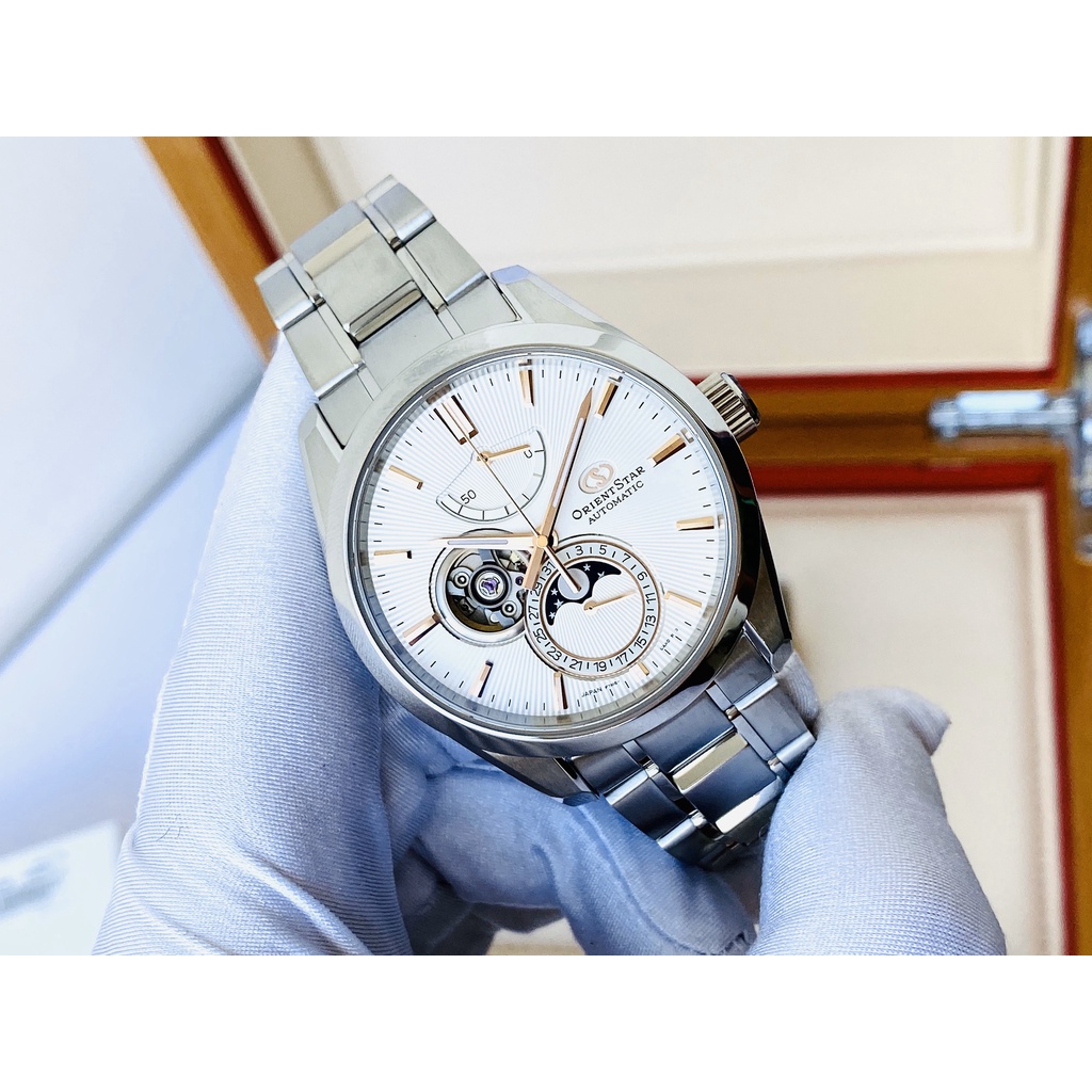 Đồng hồ nam ORIENT STAR MOONPHASE RE-AY0003S00B chính hãng