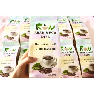 500g Cà Phê Arabica & Robusta Nguyên Chất Pha Phin Pha Máy