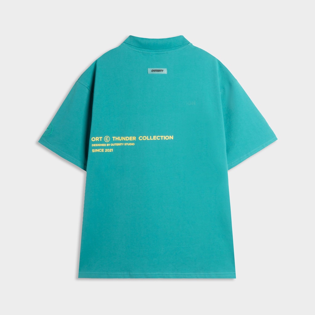 Áo Polo Basic / in cao / Xanh lá ORP713
